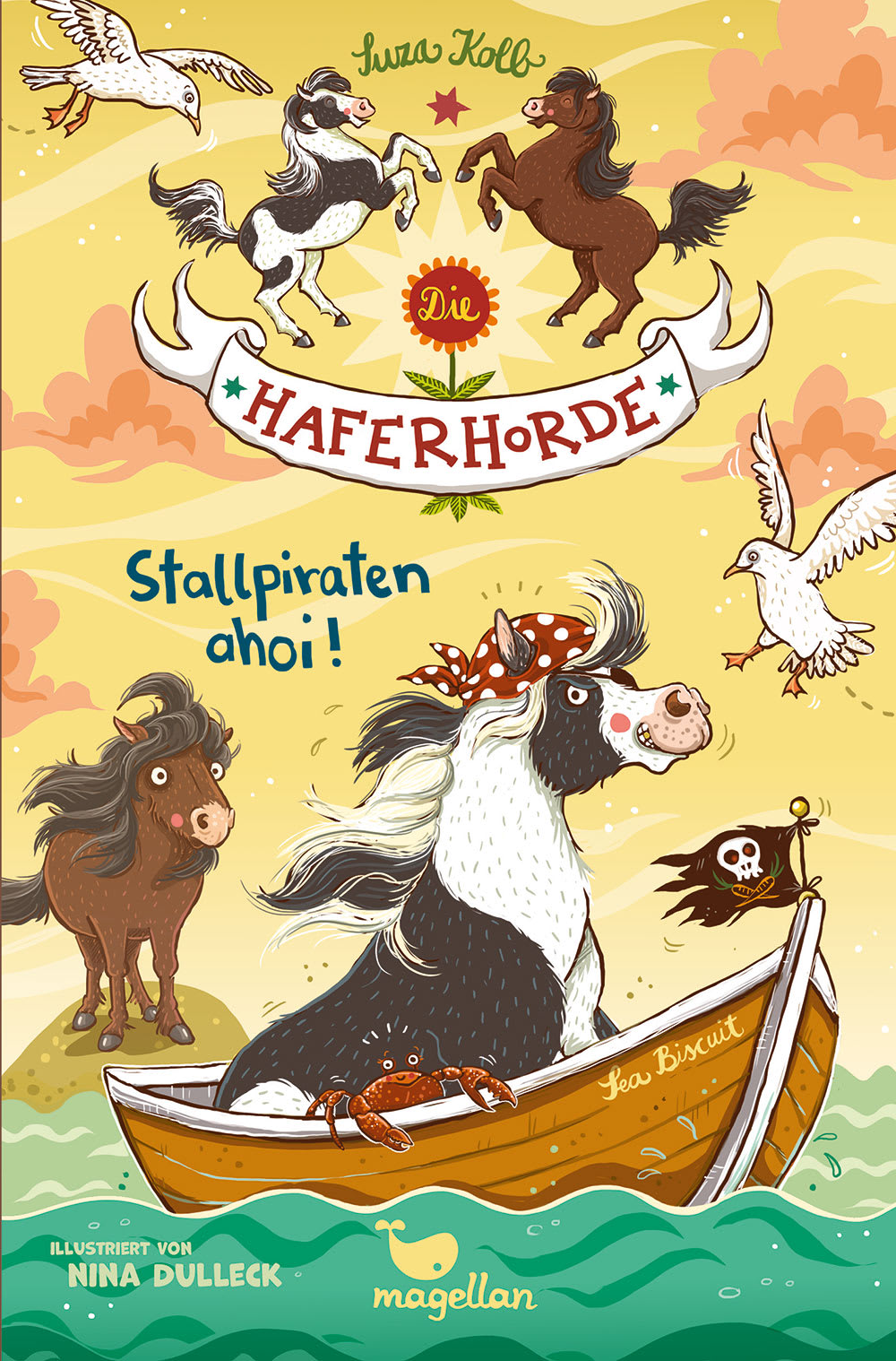Cover Haferhorde Band5 Stallpiraten ahoi Pferdebuch von Suza Kolb
