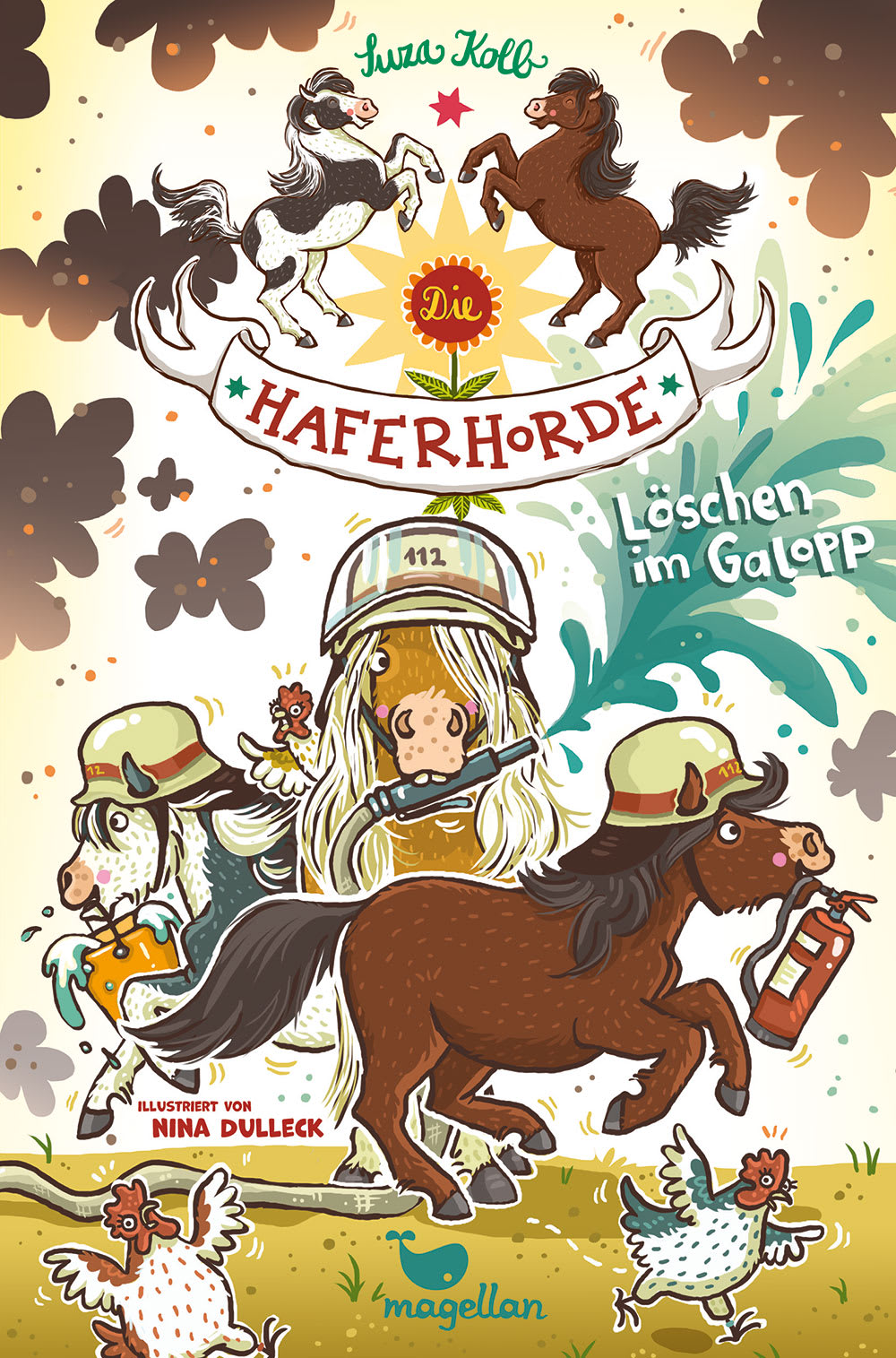 Cover Haferhorde Band14 Löschen im Galopp Pferdebuch von Suza Kolb