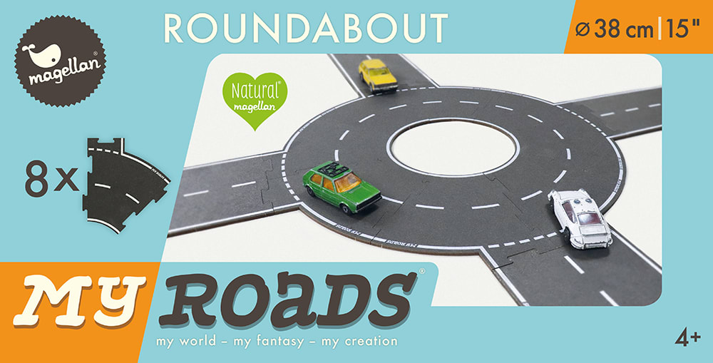 MyRoads Grunddesign, Abbildung eines Kreisverkehrs