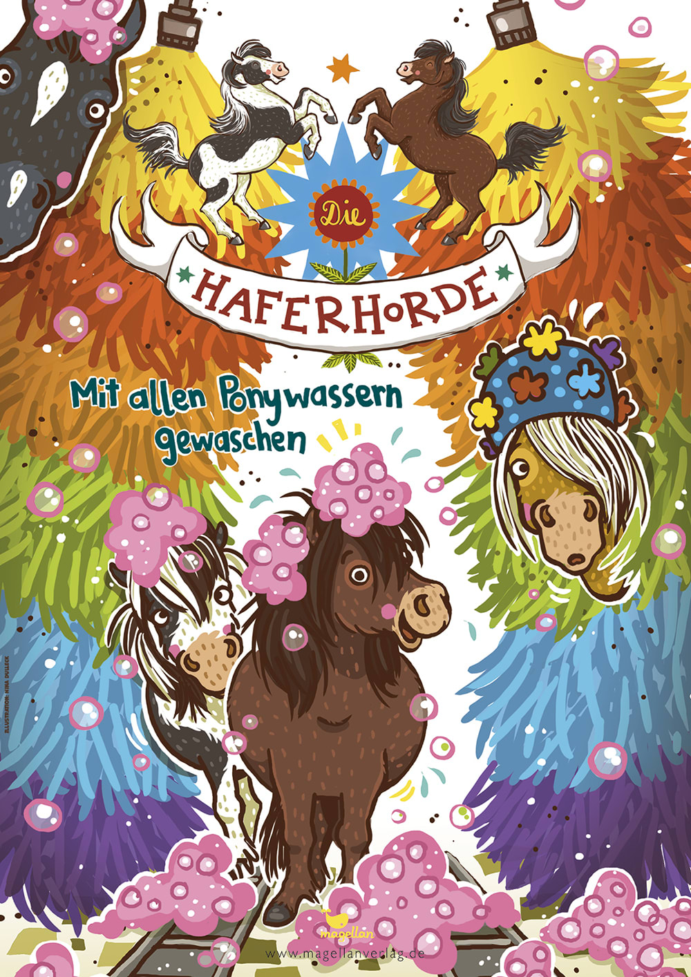 Plakat Die Haferhorde - Mit allen Ponywassern gewaschen, Band 20