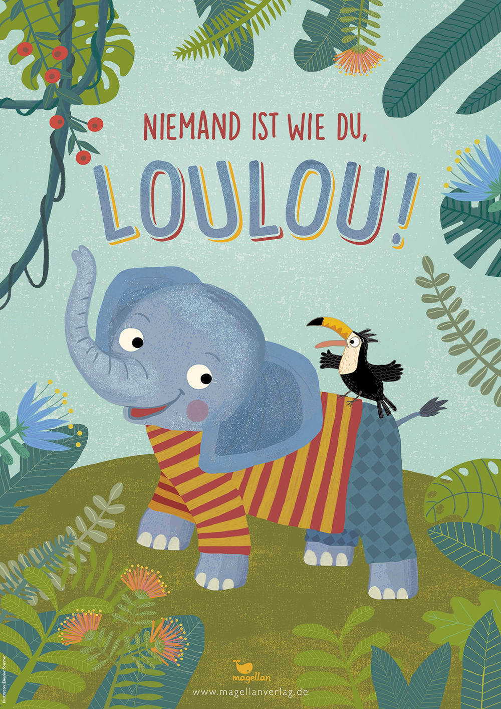 Plakat Niemand ist wie du, Loulou!