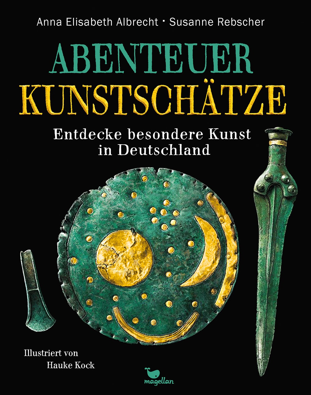 Cover, Kunstschätze auf schwarzem Hintergrund