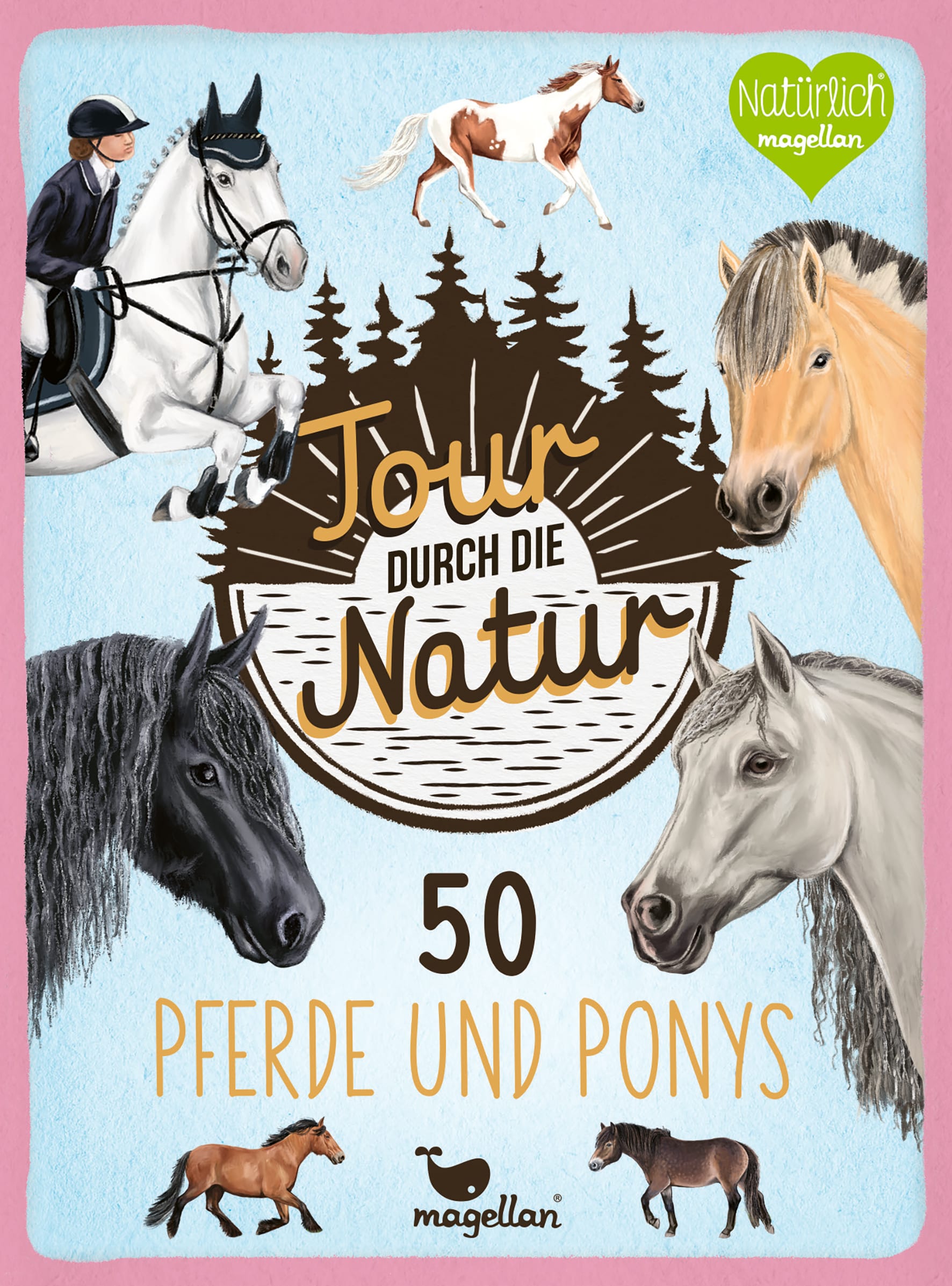 Tour durch die Natur - 50 Pferde und Ponys