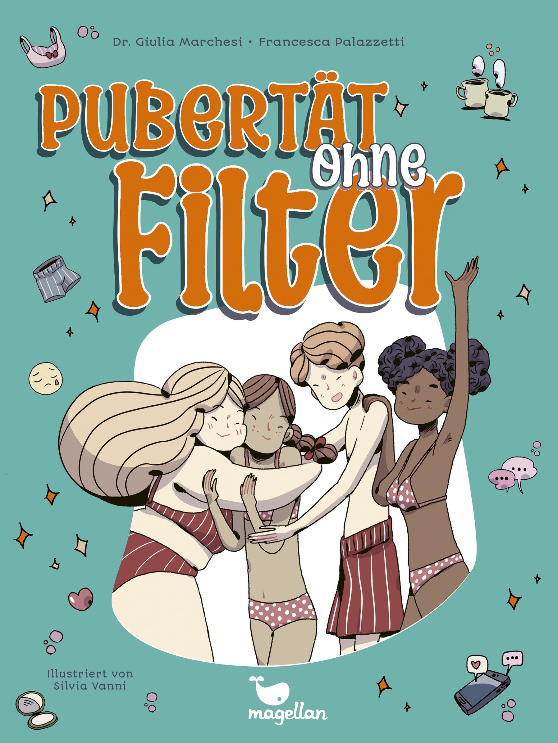 Cover, Jugendliche, die freundschaftlich beieinander stehen