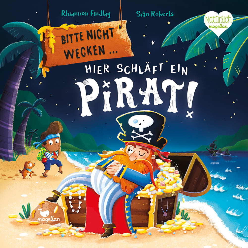 Cover, ein Pirat sitzt in einer Schatzkiste