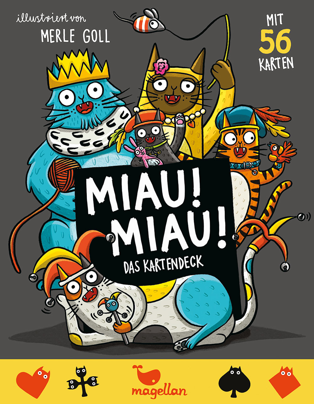 Cover, humorvoll verkleidete Katzen