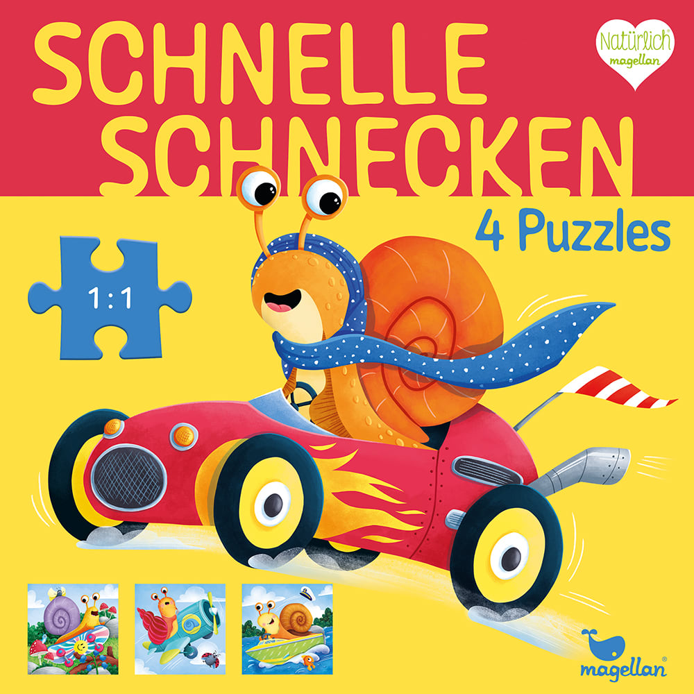 Cover, Schnecke im Rennwagen