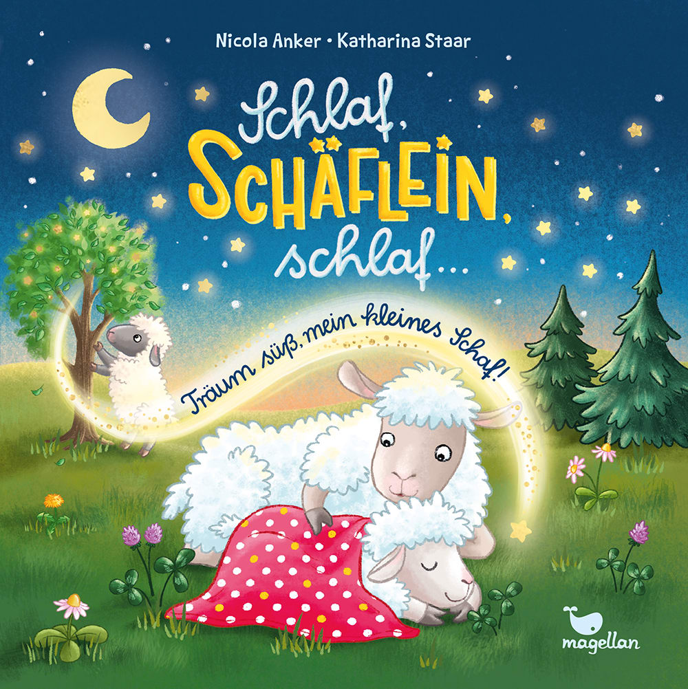 Cover, drei Schafe auf einer Wiese