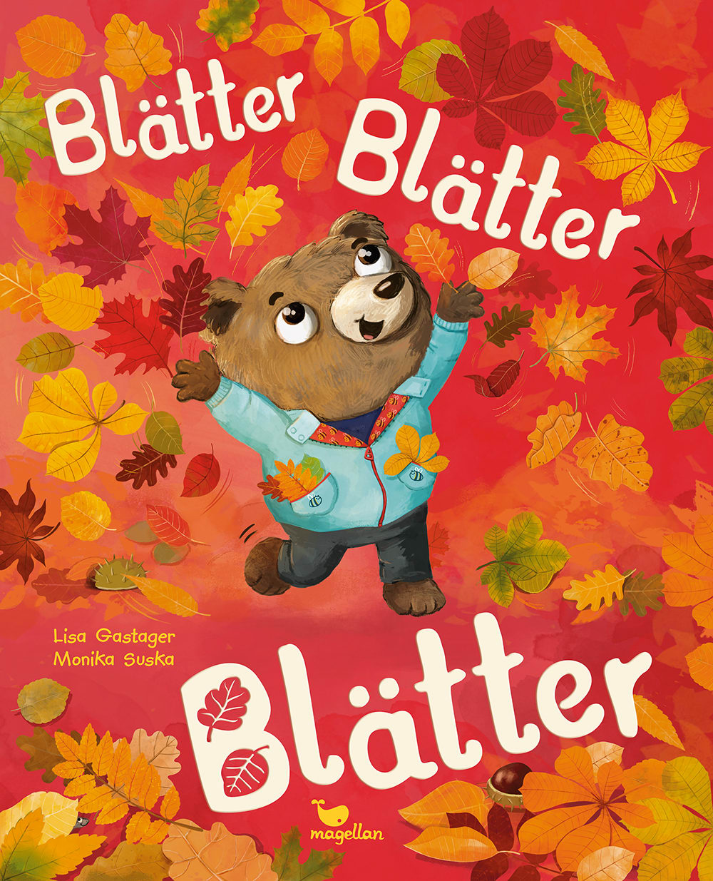 Cover, Bär und bunte Blätter