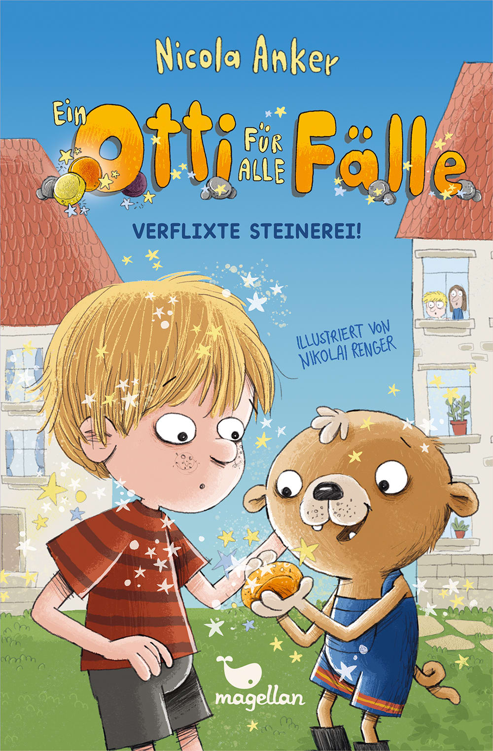 Cover, ein Junge und ein Otter