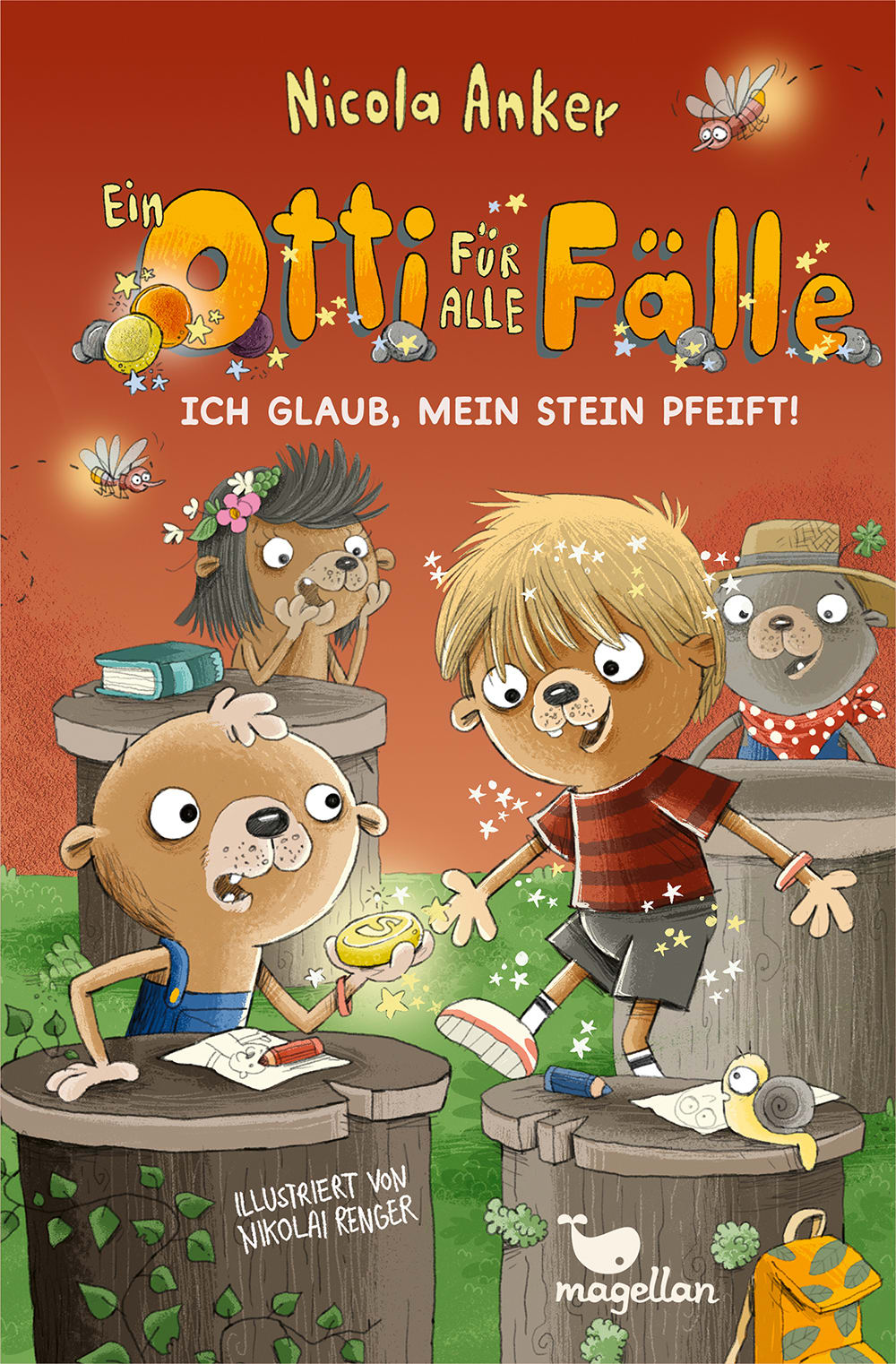 Cover, ein Junge und ein Otter