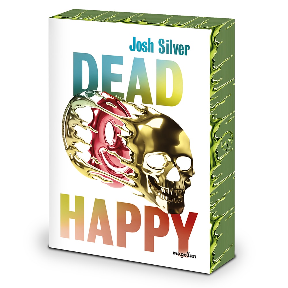Cover, Smiley zwischen Totenkopf