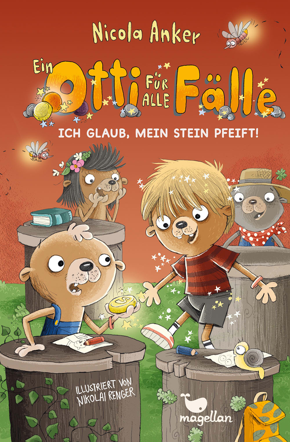 Cover, ein Junge und ein Otter