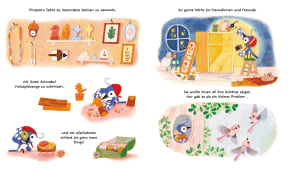 Picopaco liebt es, zu sammeln, zu schnitzen und neue Dinge zu erfinden. Doch obwohl sie gerne Freund:innen hätte, fühlt sie sich allein.