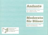 Andante aus dem Divertimento Nr. 6 KV 188 (240b)<br>DN: Moderato für Bläser