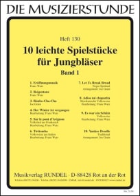 10 leichte Spielstücke für Jungbläser - Band 1