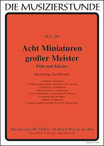 Acht Miniaturen großer Meister