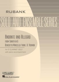 Andante and Allegro (from Sonata in G)<br>for Eb Clarinet & Piano