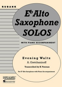 Evening Waltz<br>for Eb Alto Saxophone & Piano