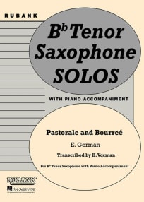 Pastorale and Bourrée<br>for Bb Tenor Saxophone & Piano