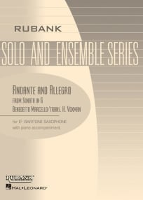 Andante and Allegro (from Sonata in G)<br>for Eb Baritone Saxophone & Piano