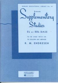 Supplementary Studies for Eb/Bb Bass