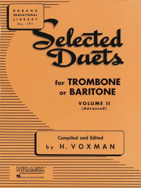 Selected Duets for Trombone or Baritone Vol. 2