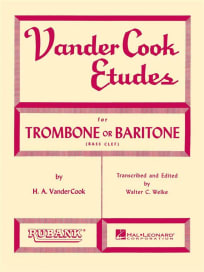 Vandercook Etudes for Trombone or Baritone / Euphonium B.C.