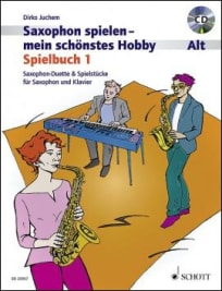 Saxophon spielen - mein schönstes Hobby - Spielbuch 1<br>1-2 Altsaxophone, Klavier ad lib. (+CD)