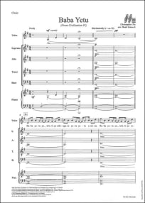 Baba Yetu<br>-SATB/SAB Chorsatz-