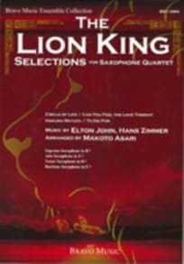 The Lion King Selections<br>for Saxophone Quartet