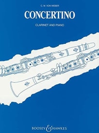 Concertino Eb Major, op. 26<br>for Bb Clarinet & Piano