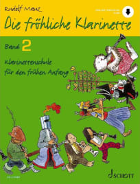 Die fröhliche Klarinette - Band 2<br>+ Online Audio