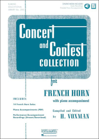 Concert and Contest Collection for French Horn (in F) and Piano