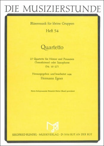 Quartetto II (Nr. 16 - 27)