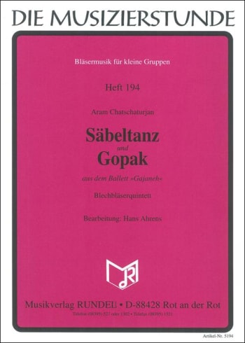 Säbeltanz und Gopak<br>aus dem Ballet "Gajaneh"