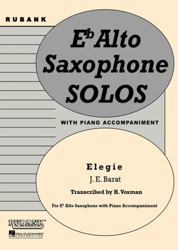 Elegie<br>for Eb Alto Saxophone & Piano
