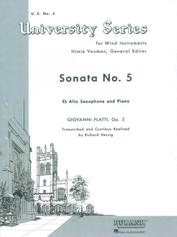 Sonata No. 5, Op. 3<br>for Eb Alto Saxophone & Piano