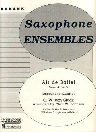 Air de Ballet (from 'Alceste')<br>for Saxophone Quartet (AATB)