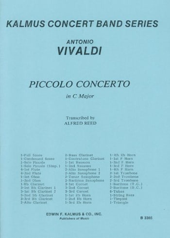 Concerto for Piccolo in C Major & Band