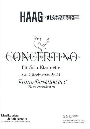 Concertino für Solo Klarinette, Op. 182