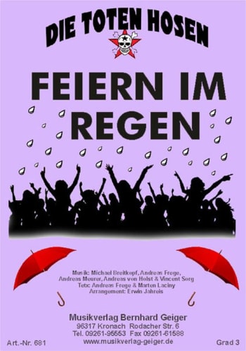 Feiern im Regen