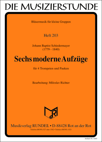 Sechs moderne Aufzüge