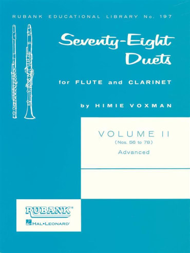 Seventy-Eight Duets for Flute and Clarinet - Vol. 2 (No. 56-78)