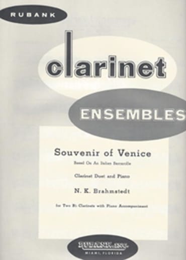 Souvenir of Venice<br>(based on a Italian Barcarolle)<br>for Bb Clarinet Duet & Piano