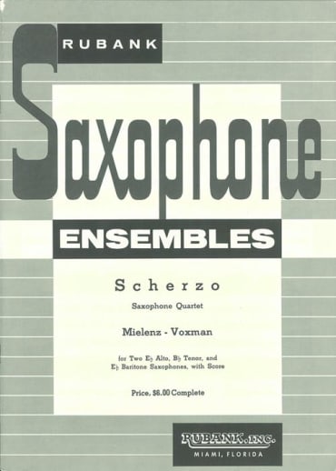 Scherzo<br>for Saxophone Quartet (AATB)