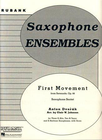 First Movement (from Serenade, Op. 44)<br>for Saxophone Sextet (AAATTB)