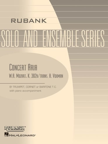 Concert Aria, K. 382H<br>for Bb Cornet / Trumpet or Baritone T.C. & Piano
