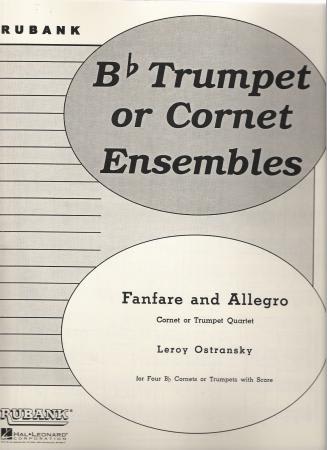 Fanfare and Allegro<br>for Bb Cornet / Trumpet Quartet