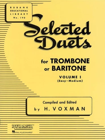 Selected Duets for Trombone or Baritone Vol. 1